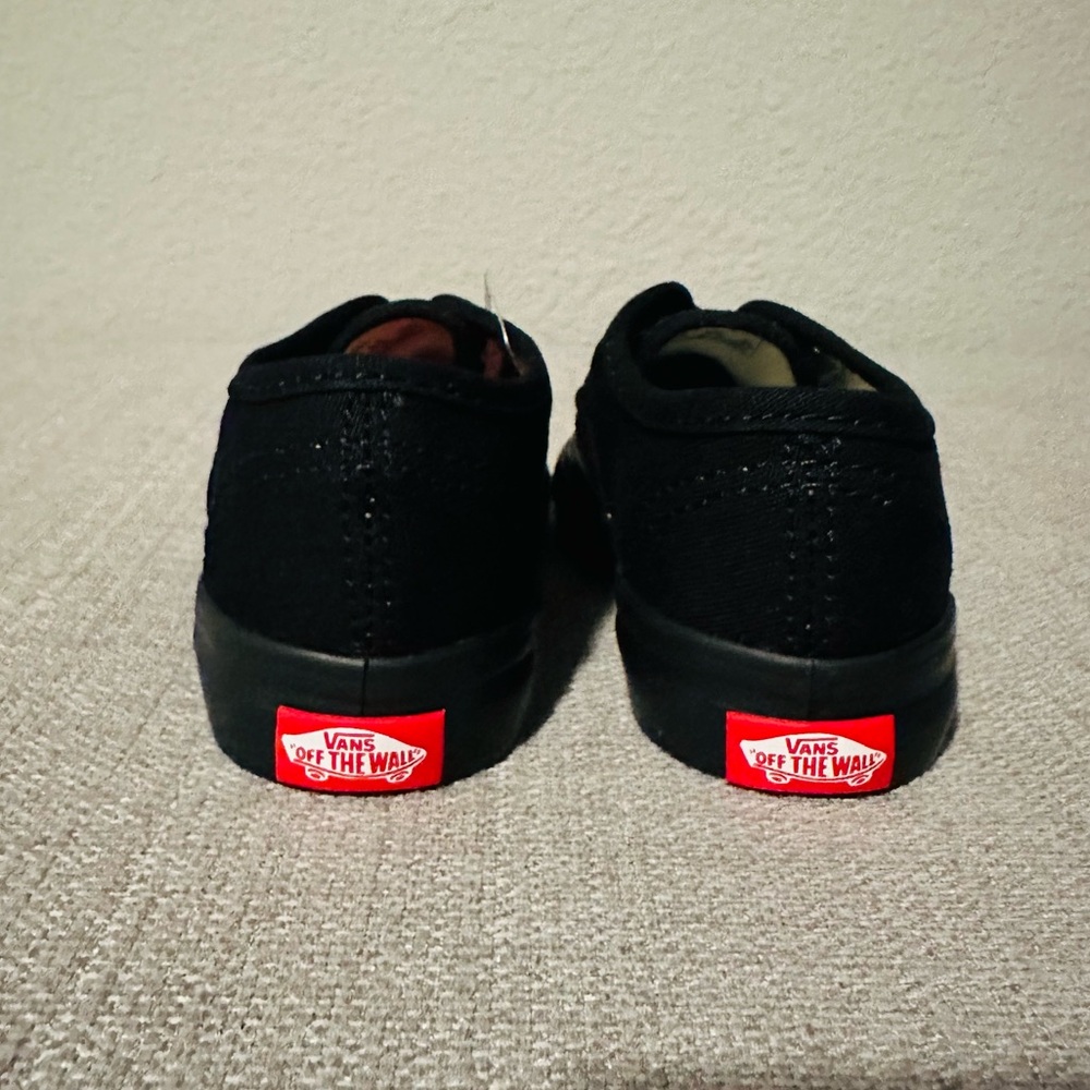 Vans Toddler Authentic Shoe, Size 5.5, Black - Picture 4 of 5
